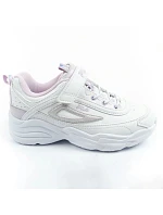 Fila Skye V detská športová obuv pre dievčatá na suchý zips white