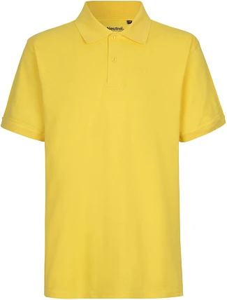 Neutral O 20080 Pánske polo tričko z bio bavlny 77.2080 žlté