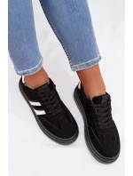 Dámské tenisky na platformě Černé Galleria