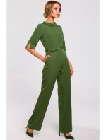 M463 Kombinéza so stojačikom - zelená