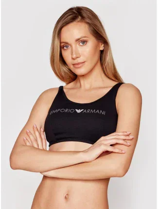 Bralette športová podprsenka 164403 1P227 00020 čierna - Emporio Armani