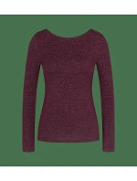 Blúzka Beauty Layers Top LSL Lurex bordová Claret - TRIUMPH Blúzka Beauty Layers Top LSL Lurex bordová Claret - TRIUMPH