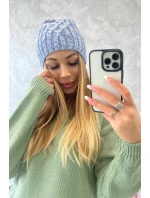 Fleecová čiapka Merry K225 v modrej farbe
