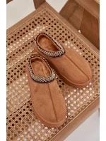 Dětské juniorská sněhule s výšivkou na platformě Camel Jolisse