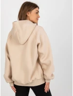 Dámska mikina EM BL 651 2.14X béžová - FPrice