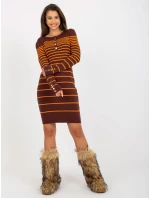 Šaty EM SK NG 2316.12P tmavohnedé Šaty EM SK NG 2316.12P tmavohnedé