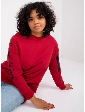 Tunika RV TU 7158.76P tmavo červená