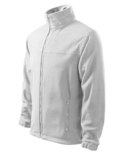 Pánska fleecová bunda biela