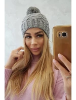 Fleecová čiapka Waleria K307 tmavo šedá