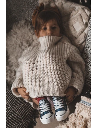 Dziecięce Klasyczne Niskie Trampki BIG STAR HH374195 Granatowe