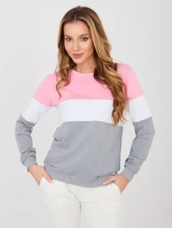 Mikina RV BL 5787.15X sivo-ružová