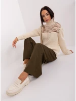 Jumper TO SW 1909.11X svetlo béžová