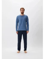 Pánske pyžamo 111791 4R567 61436 tmavomodré - Emporio Armani Pánske pyžamo 111791 4R567 61436 tmavomodré - Emporio Armani