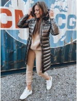 Dámska prešívaná bunda LESSI moka FashionStreet TY3355