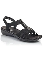 Dámske sandále Romansh black Rieker 60806-00 Dámske sandále Romansh black Rieker 60806-00