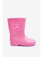 Dziecięce Gumowe Kalosze Różowe Malvi