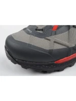 Aku pánska turistická členková obuv Rocket Gore-tex sivá červená