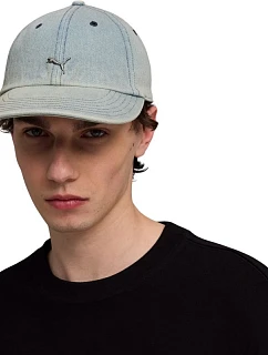 Čiapka s kšiltom Puma Wardrobe Ess Matal Dad, modrá, 25968 07