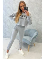 Šedá sada s potlačou Šedá sada s potlačou