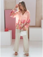Dámske široké nohavice MILLIVIO khaki FashionStreet UY2661
