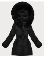 Dámska zimná bunda s kapucňou S'West black (B8550-1) Dámska zimná bunda s kapucňou S'West black (B8550-1)