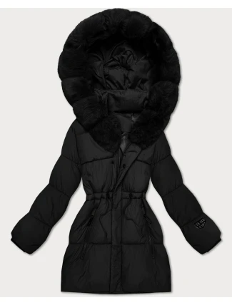 Dámska zimná bunda s kapucňou S'West black (B8550-1) Dámska zimná bunda s kapucňou S'West black (B8550-1)