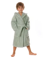 detský župan Athena s kapucňou 9116 Baby Olive detský župan Athena s kapucňou 9116 Baby Olive