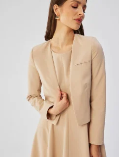 Dámska bunda S368 béžová - Stylove