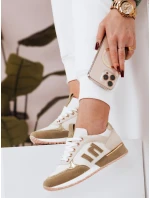 Dámske tenisky LENSI khaki FashionStreet ZY0037