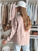 Dámska prechodná bunda vo farbe hviezd STRASHINE pink FashionStreet TY4844