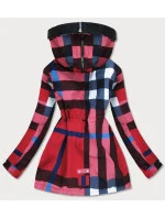 Červeno-čierna obojstranná dámska bunda (W653) Červeno-čierna obojstranná dámska bunda (W653)