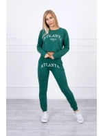 Atlanta tlačená sada zelená