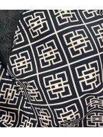 Dámske dvojdielne plavky Barbados 1 S730BA1-2 čierne s geometr. vzor - Self Dámske dvojdielne plavky Barbados 1 S730BA1-2 čierne s geometr. vzor - Self