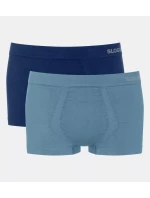 Pánske boxerky GO Smooth Hipster C2P - neznáme - modré V003 - SLOGGI