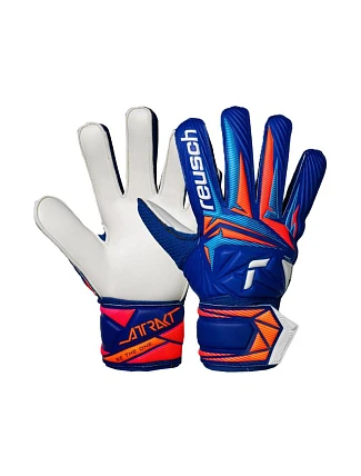 Reusch Attrakt Solid Junior Brankárske rukavice Blue 5672515 4126 Reusch Attrakt Solid Junior Brankárske rukavice Blue 5672515 4126