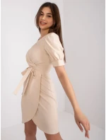 Šaty LK SK 508622.06P svetlo béžová