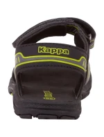 Detské sandále Paxos K 260864K 1133 Čierna so zelenou - Kappa Detské sandále Paxos K 260864K 1133 Čierna so zelenou - Kappa