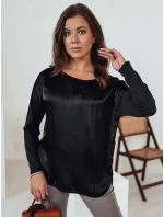 SILKINEA dámska blúzka oversize s príveskom čierna FashionStreet RY2668 SILKINEA dámska blúzka oversize s príveskom čierna FashionStreet RY2668
