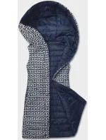 Tmavomodrá obojstranná vesta s kapucňou (16M9066-215) Tmavomodrá obojstranná vesta s kapucňou (16M9066-215)