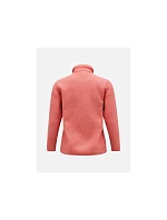 Peak Performance W Fleece Snap T Mikina ružová Peak Performance W Fleece Snap T Mikina ružová
