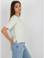 Blúzka LK BZ 505865.43P svetlozelená