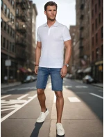 FashionStreet pánske krátke modré džínsy SX2489 FashionStreet pánske krátke modré džínsy SX2489