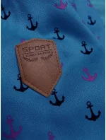 Svetlomodrá teplá odnímateľná mikina so vzorom kotvy (2307) Svetlomodrá teplá odnímateľná mikina so vzorom kotvy (2307)