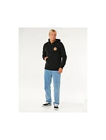 Pánska mikina RIP CURL Wettie Passage Icon Zip Thru, čierna
