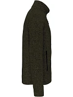 Kariban K 9106 Pánska melírovaná pletená fleecová bunda 20.9106 tmavá khaki melírovaná Kariban K 9106 Pánska melírovaná pletená fleecová bunda 20.9106 tmavá khaki melírovaná