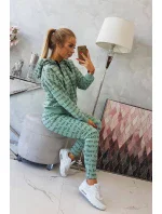 Tlačená sada tmavo mätová Tlačená sada tmavo mätová