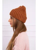 Čiapka s rolovaním Magda K293 camel