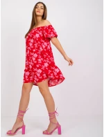 Dámske šaty-D73771M30145H-červené