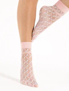 Fiore Kick Off 20 DEN G1155 farba:ružová/biela