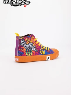Trampki Pol'and'Rock Festival X Big Star SS174502 Pomarańczowe
